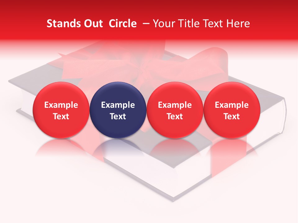 Present Cover Golden PowerPoint Template