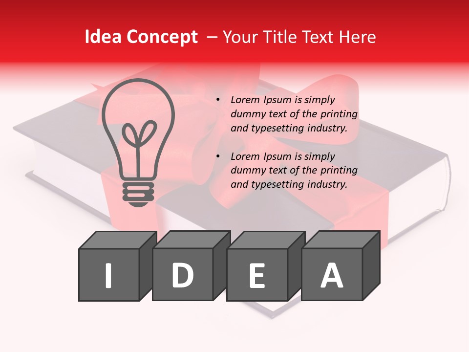 Present Cover Golden PowerPoint Template