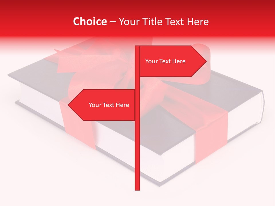 Present Cover Golden PowerPoint Template