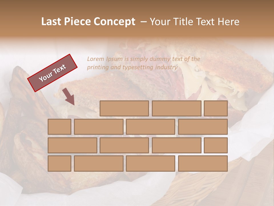Rye Meat Red Meat PowerPoint Template