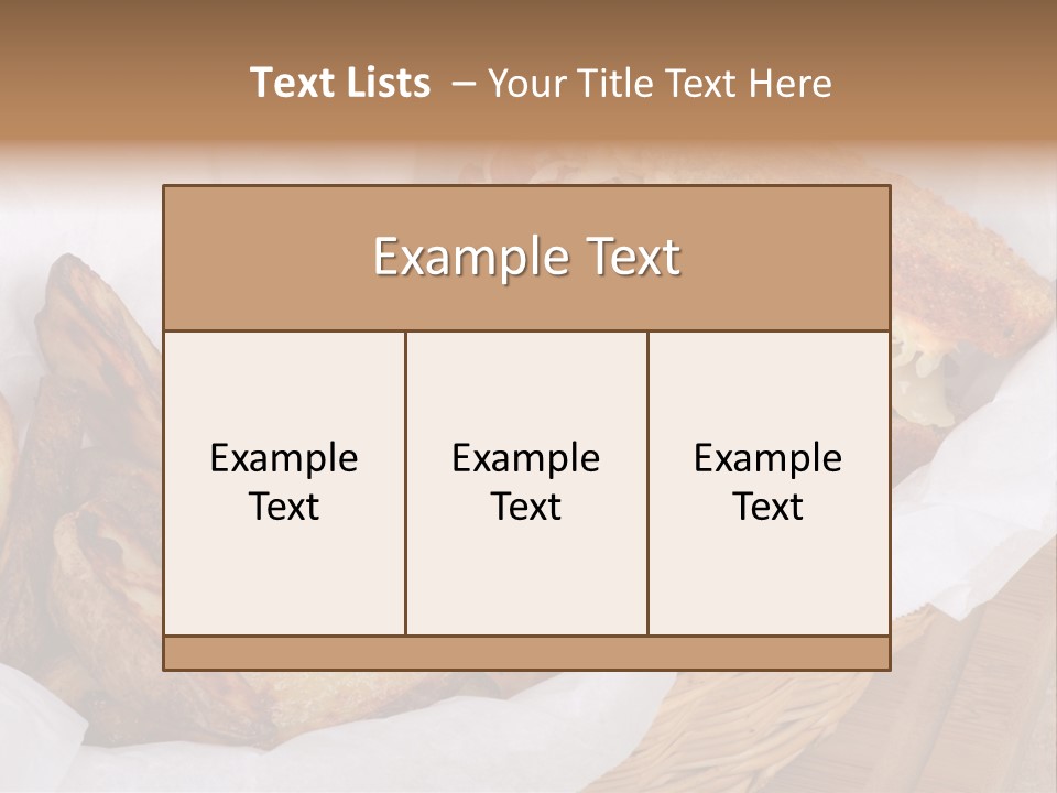 Rye Meat Red Meat PowerPoint Template