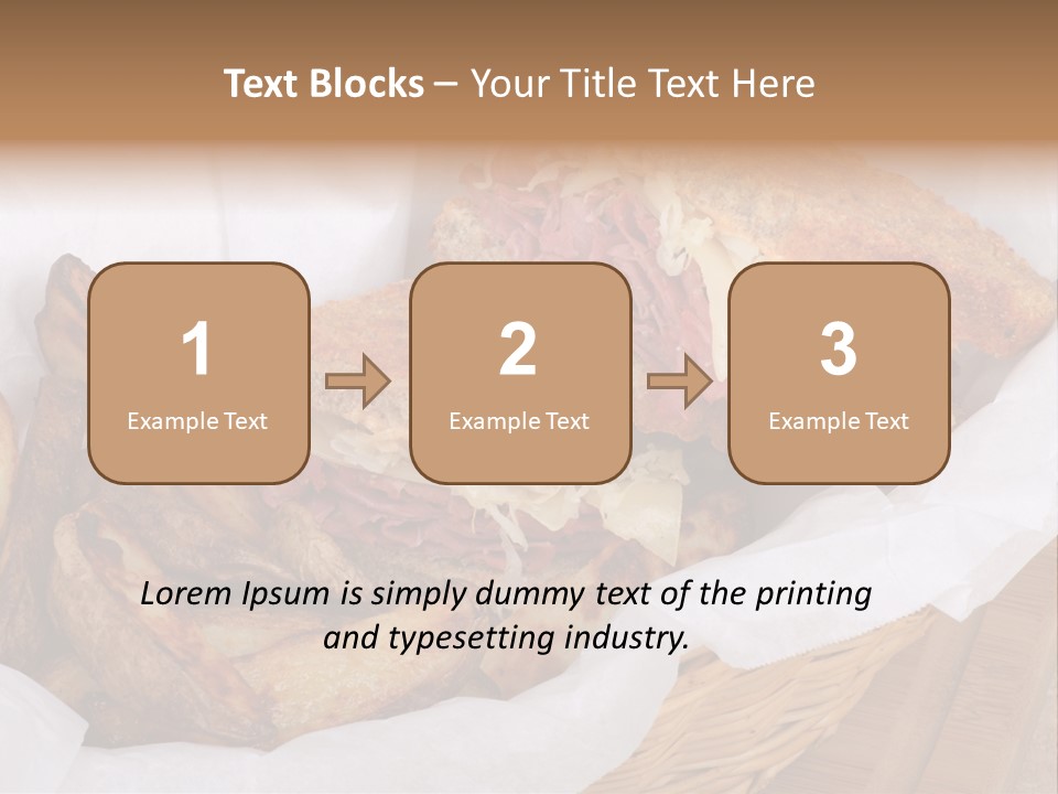 Rye Meat Red Meat PowerPoint Template