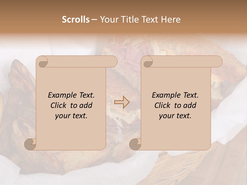 Rye Meat Red Meat PowerPoint Template