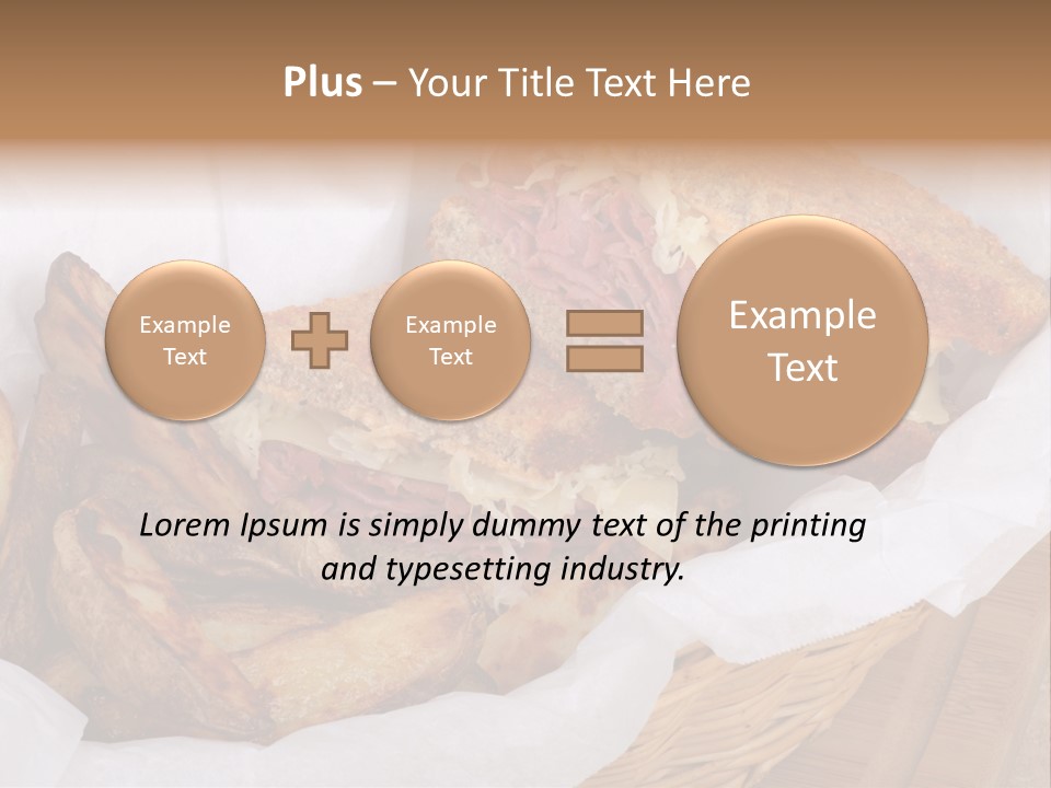 Rye Meat Red Meat PowerPoint Template