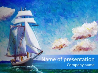 Illustration Sketch Painter PowerPoint Template