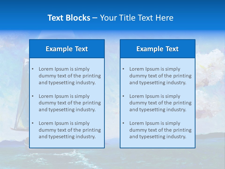 Illustration Sketch Painter PowerPoint Template