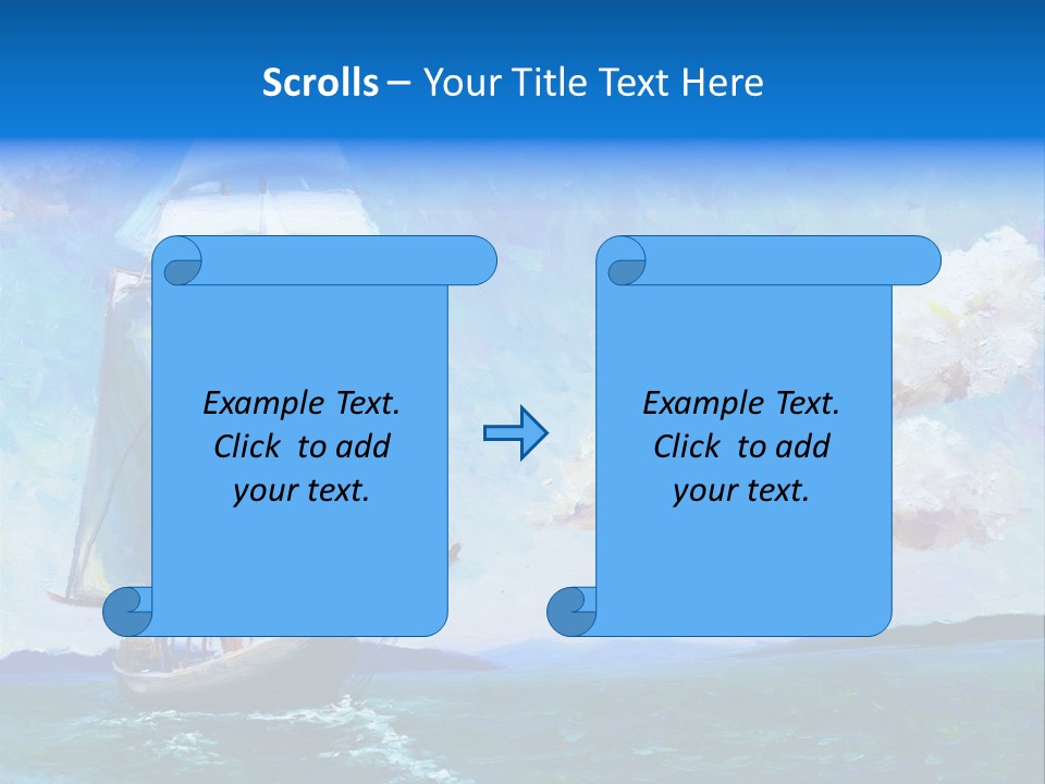 Illustration Sketch Painter PowerPoint Template