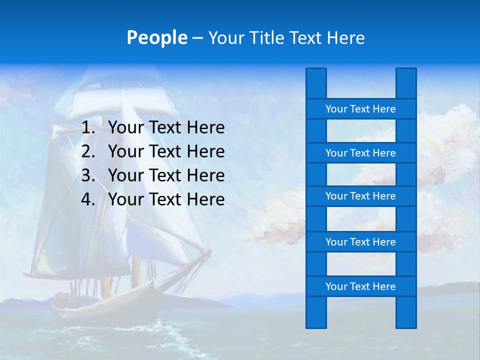 Illustration Sketch Painter PowerPoint Template
