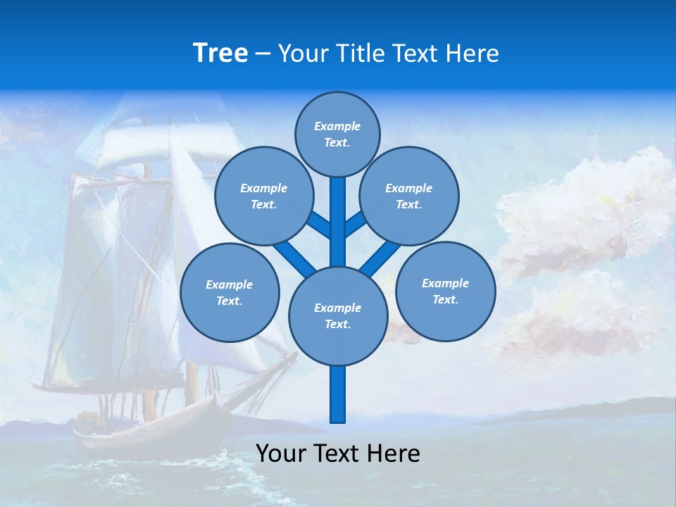 Illustration Sketch Painter PowerPoint Template