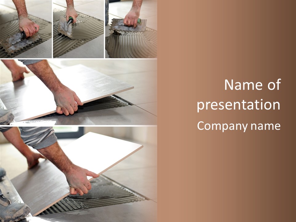 Diy Worker Interior PowerPoint Template