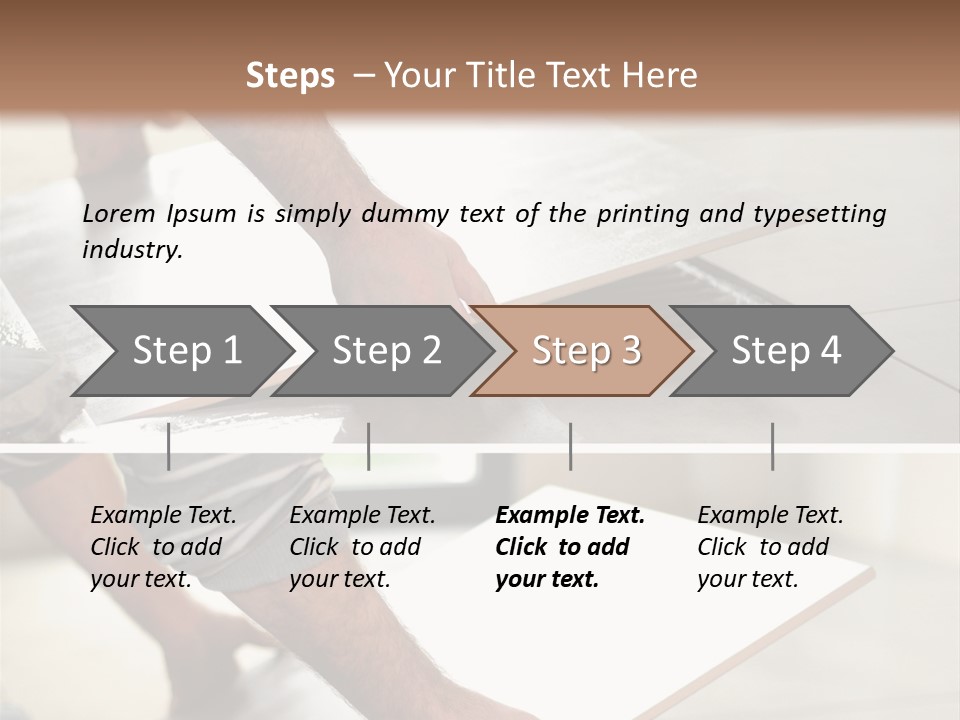 Diy Worker Interior PowerPoint Template