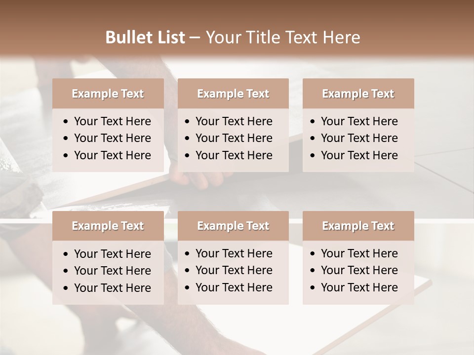 Diy Worker Interior PowerPoint Template