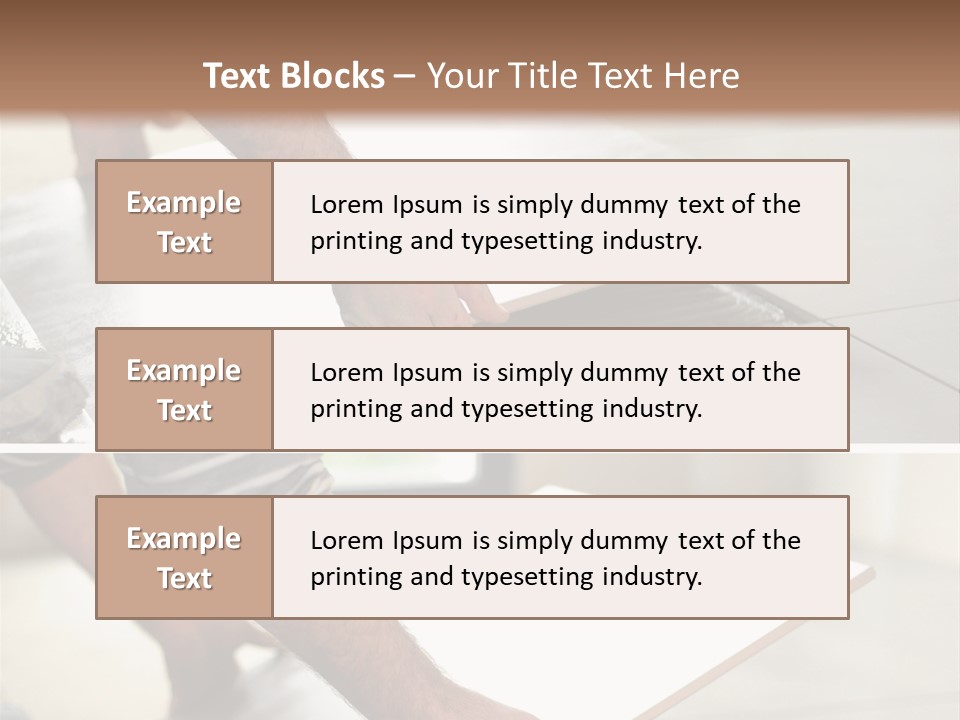 Diy Worker Interior PowerPoint Template