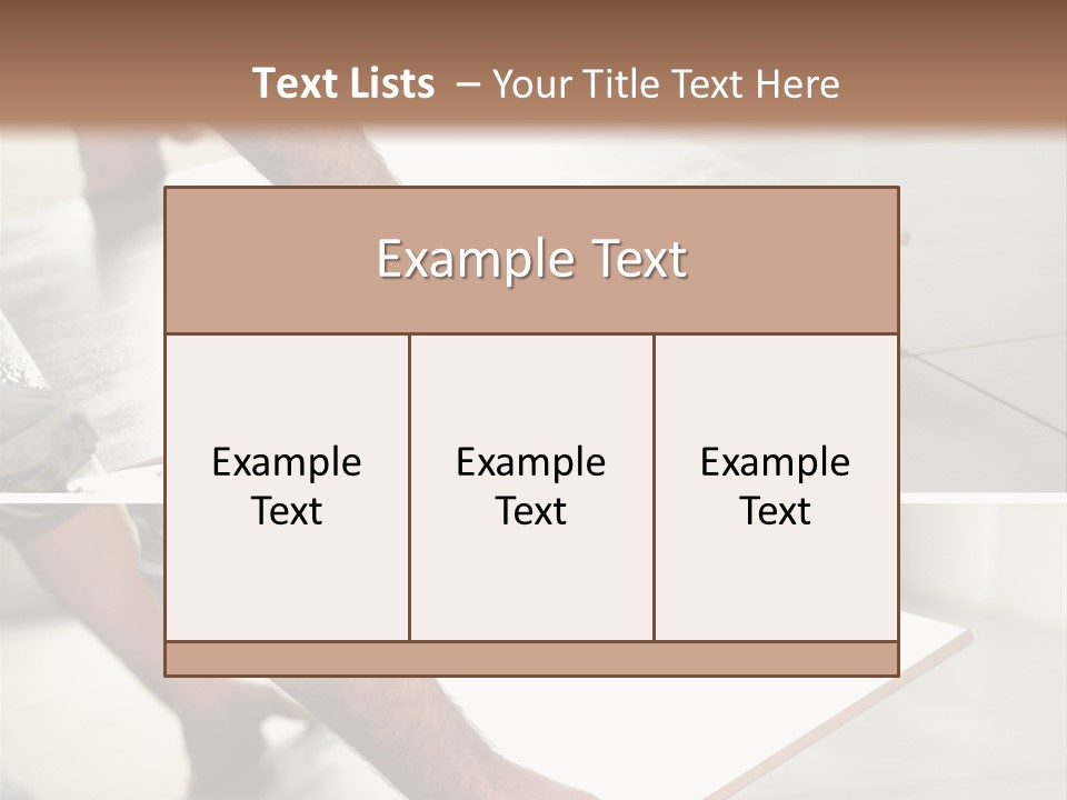Diy Worker Interior PowerPoint Template