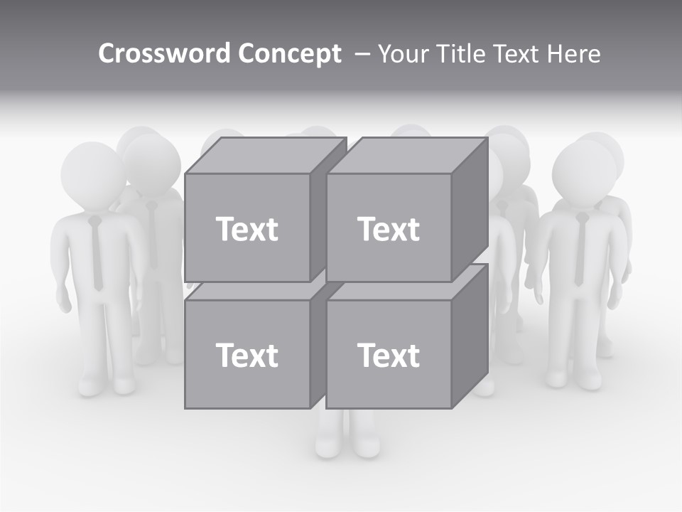 Head Colleague Successful PowerPoint Template