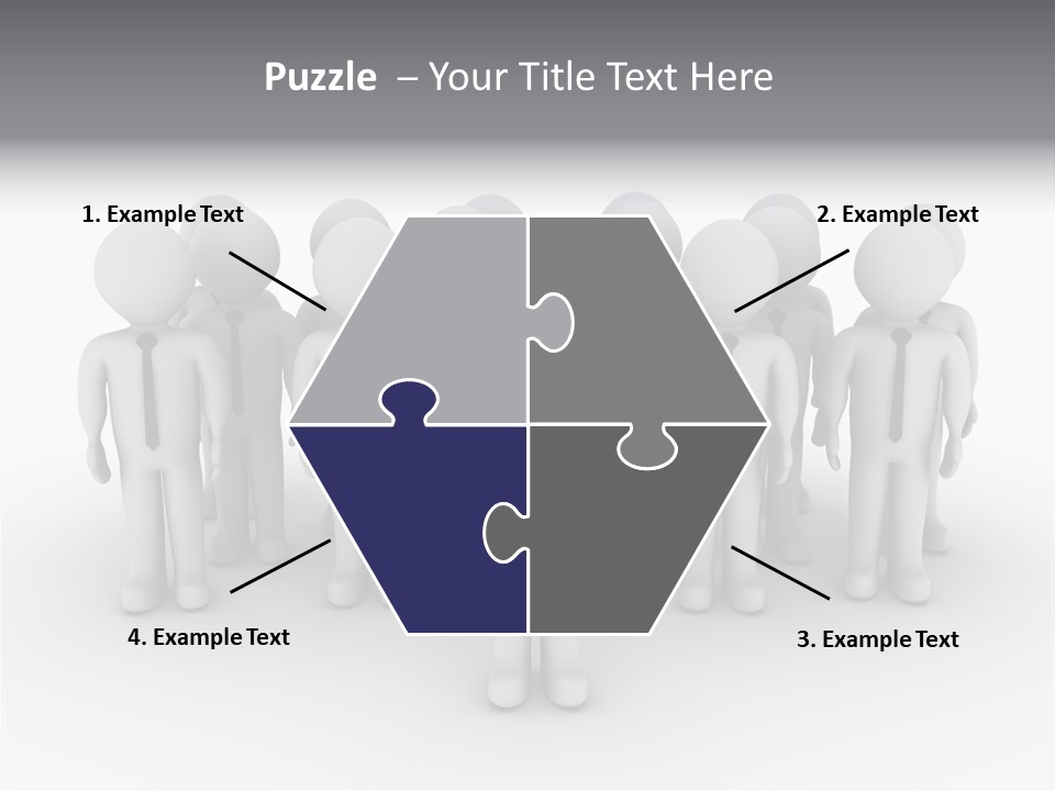 Head Colleague Successful PowerPoint Template