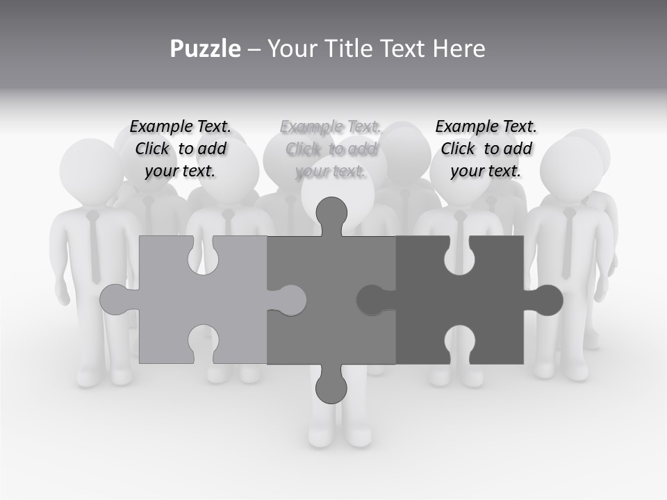 Head Colleague Successful PowerPoint Template