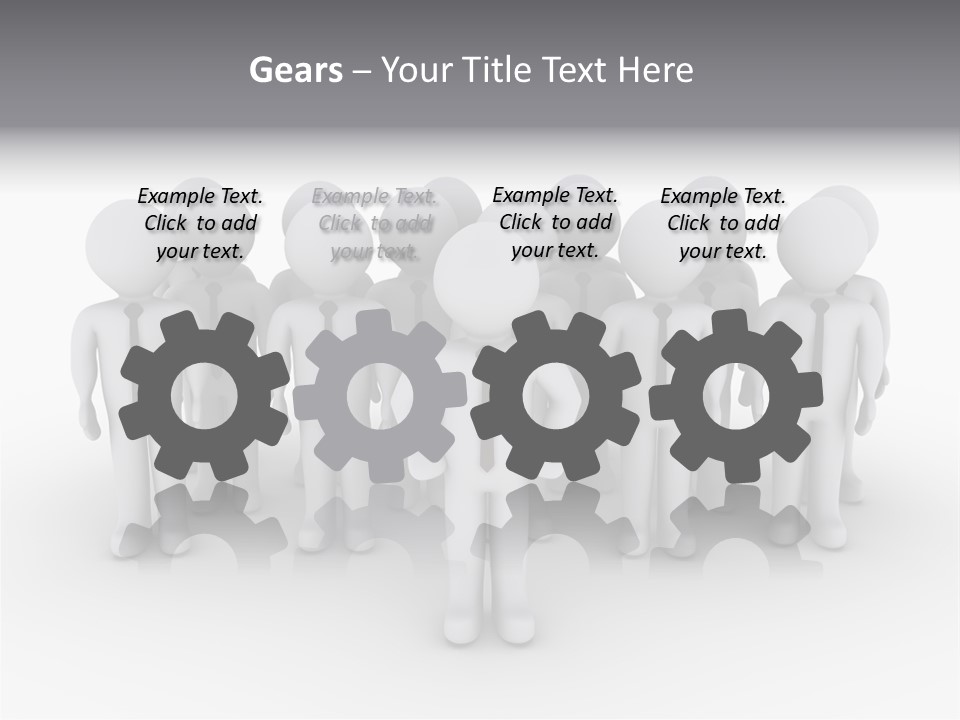 Head Colleague Successful PowerPoint Template