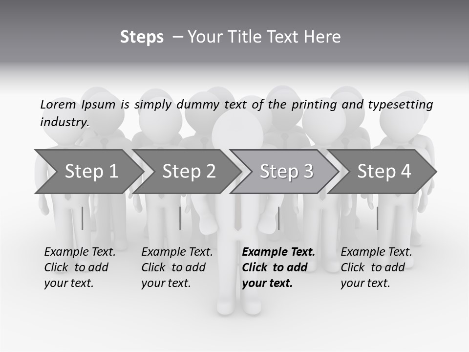 Head Colleague Successful PowerPoint Template