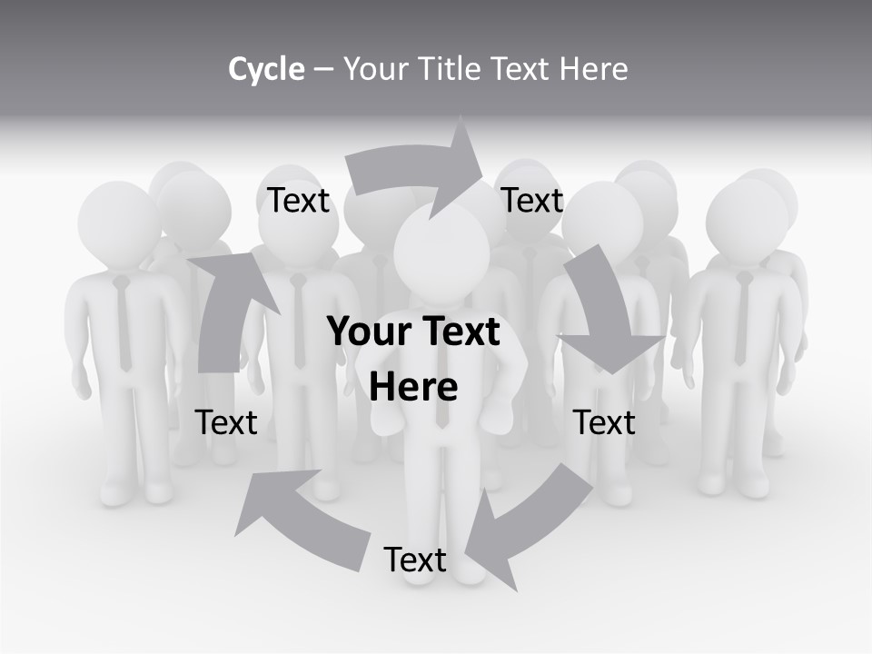 Head Colleague Successful PowerPoint Template