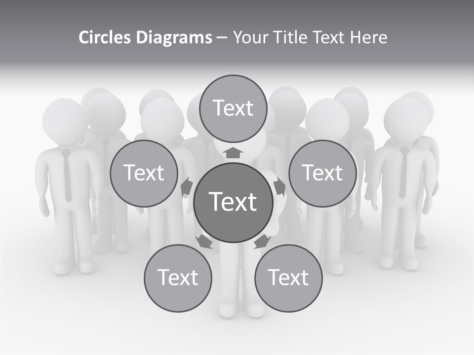 Head Colleague Successful PowerPoint Template
