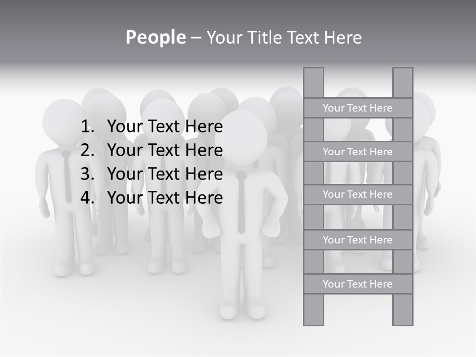 Head Colleague Successful PowerPoint Template