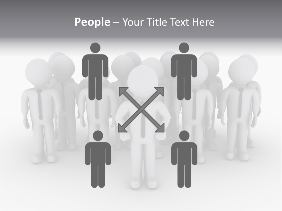 Head Colleague Successful PowerPoint Template