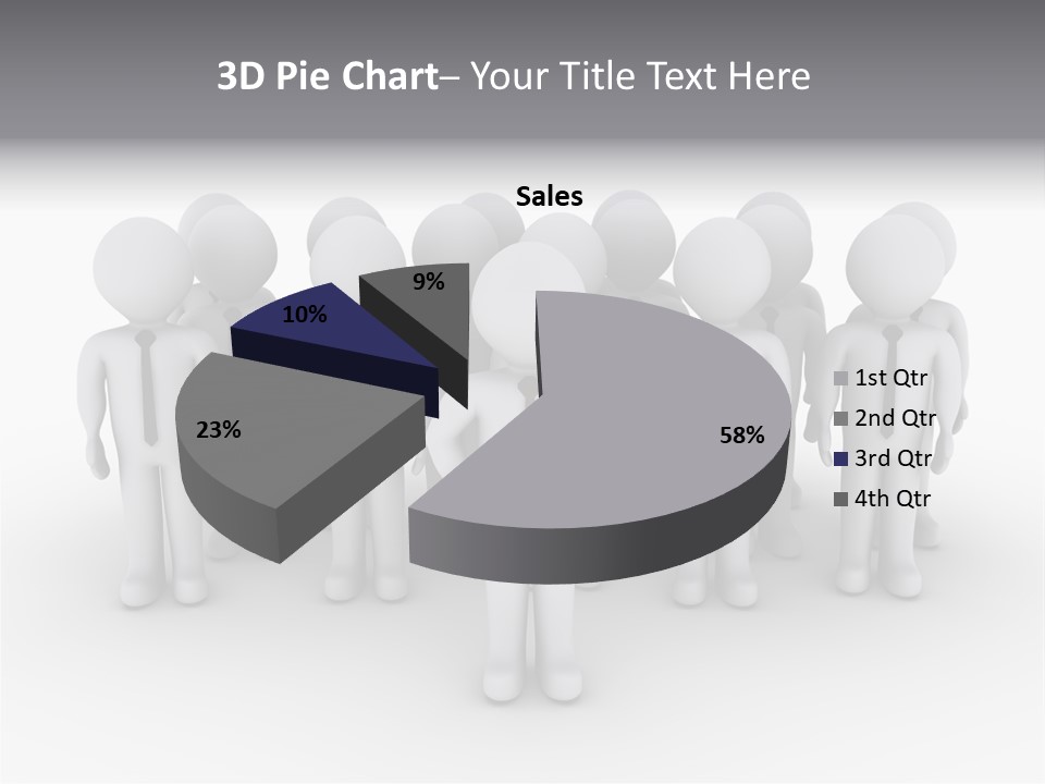 Head Colleague Successful PowerPoint Template