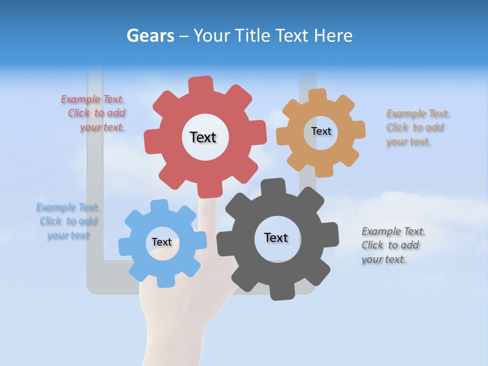 Wireless Creative Idea PowerPoint Template