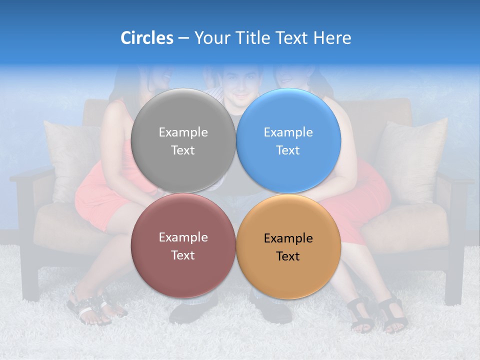 Handsome Three Fun PowerPoint Template