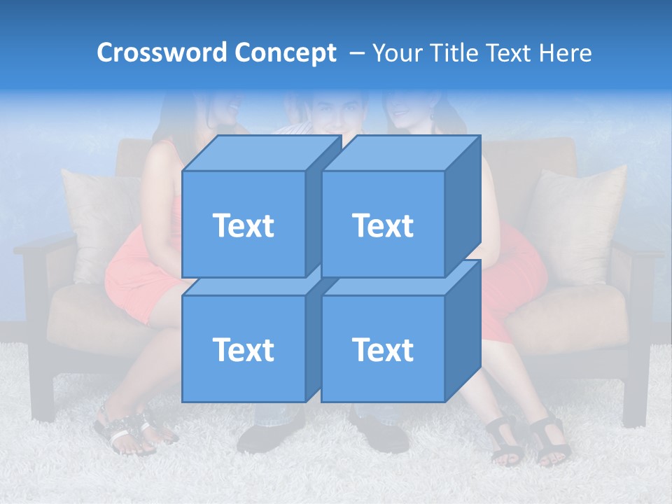 Handsome Three Fun PowerPoint Template