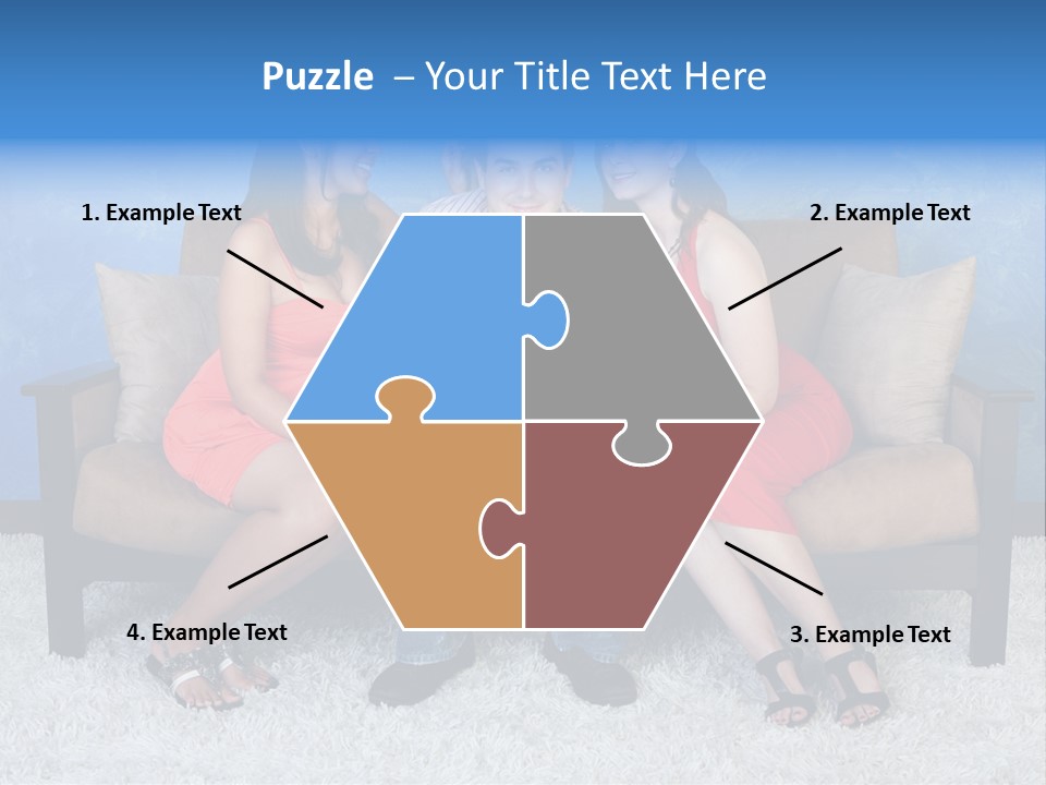 Handsome Three Fun PowerPoint Template