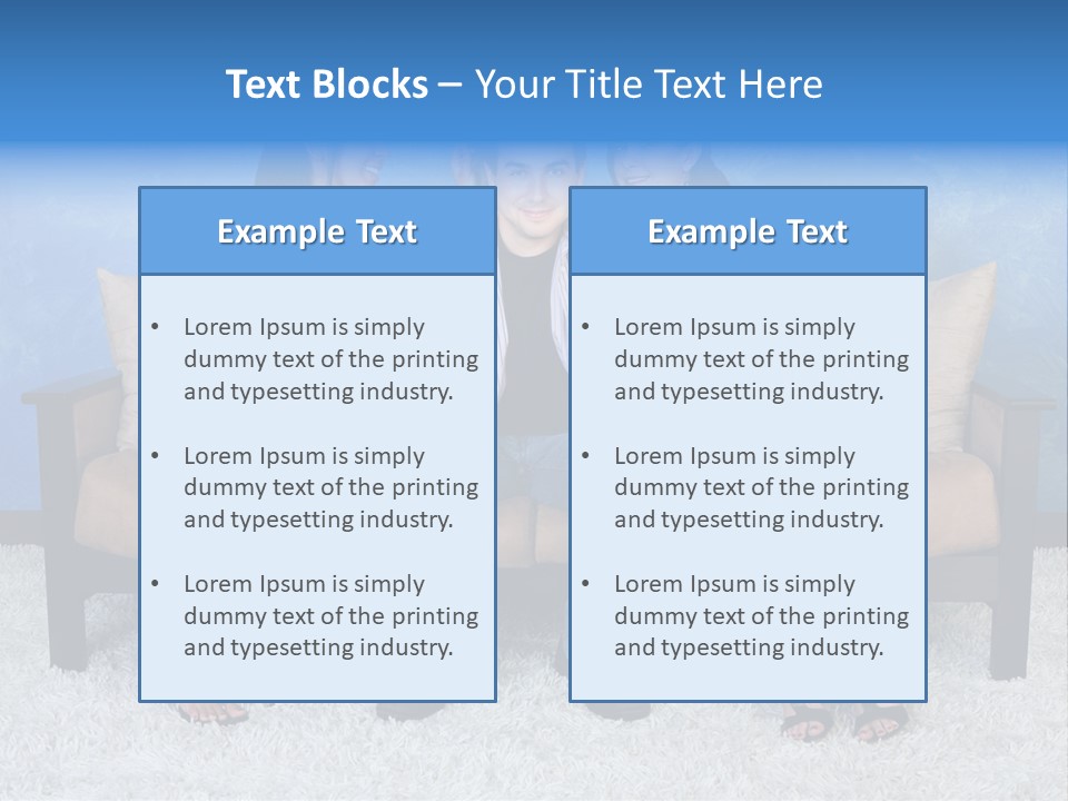 Handsome Three Fun PowerPoint Template
