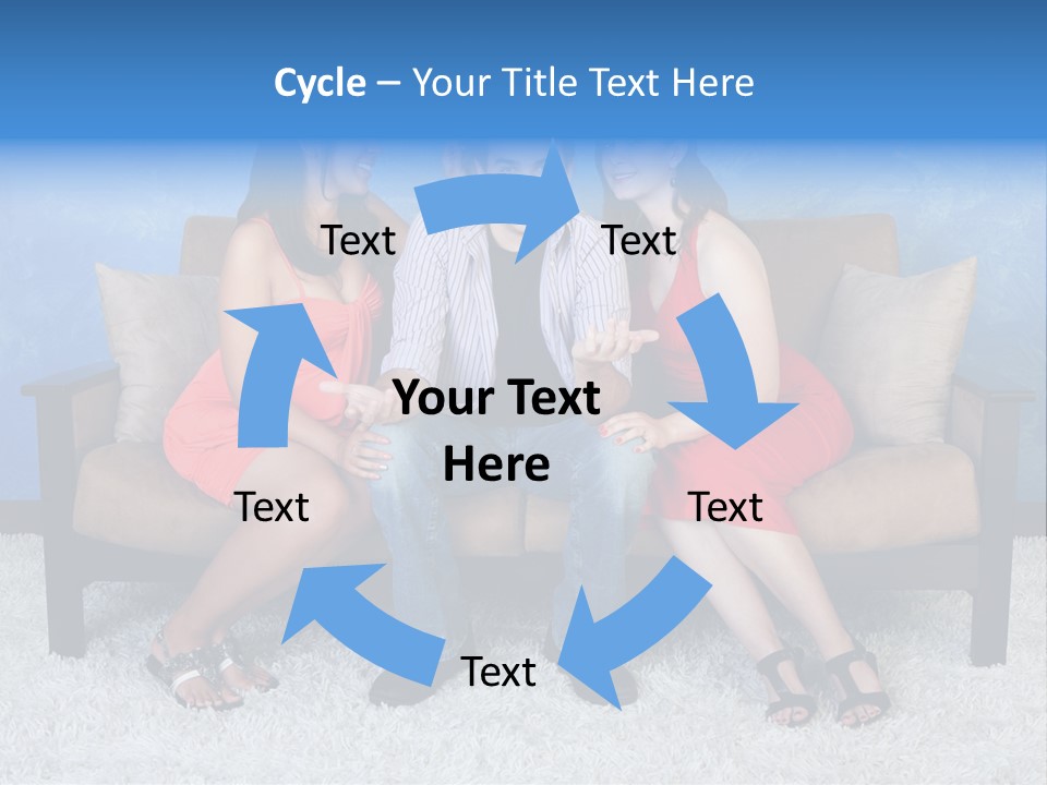Handsome Three Fun PowerPoint Template