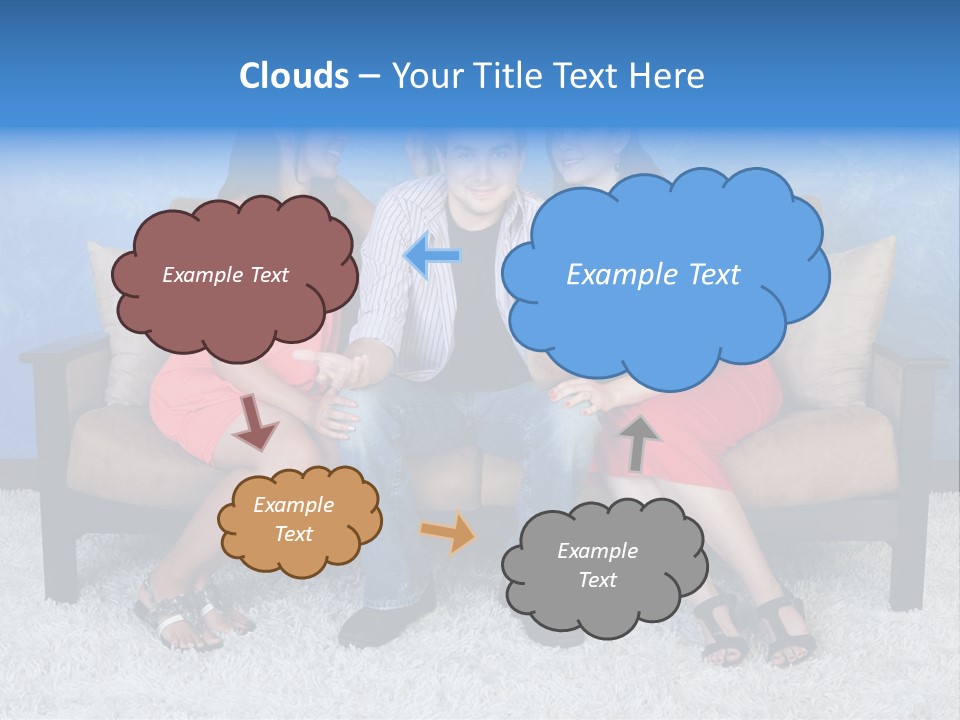 Handsome Three Fun PowerPoint Template