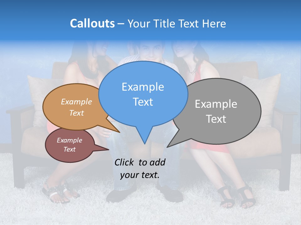 Handsome Three Fun PowerPoint Template