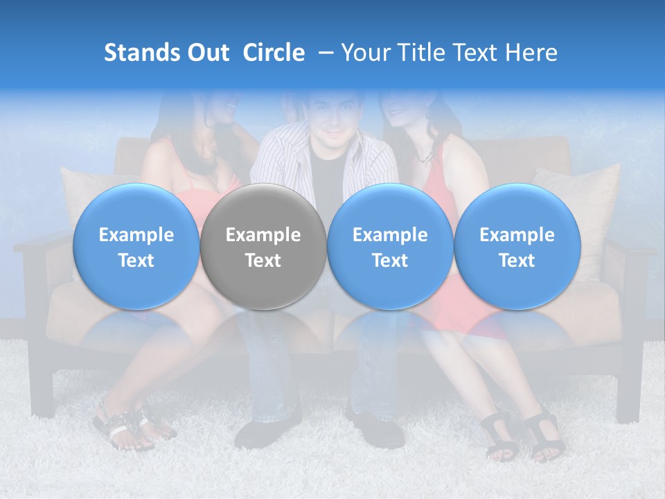 Handsome Three Fun PowerPoint Template