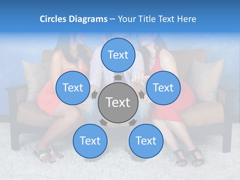 Handsome Three Fun PowerPoint Template