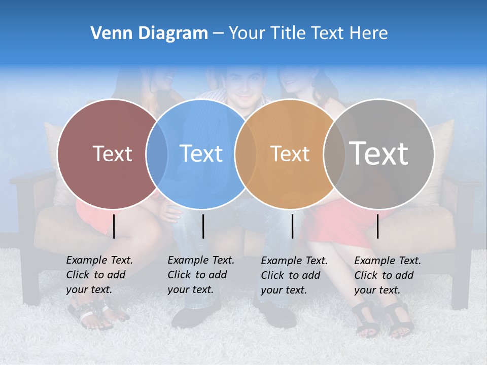 Handsome Three Fun PowerPoint Template