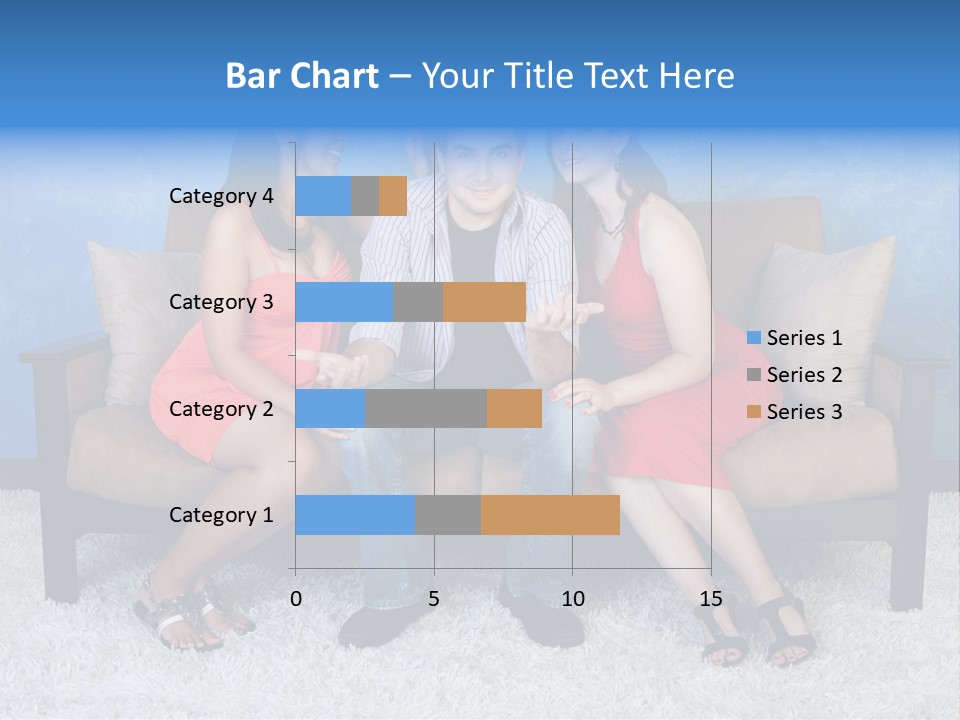 Handsome Three Fun PowerPoint Template