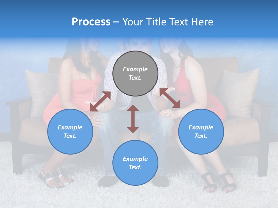 Handsome Three Fun PowerPoint Template