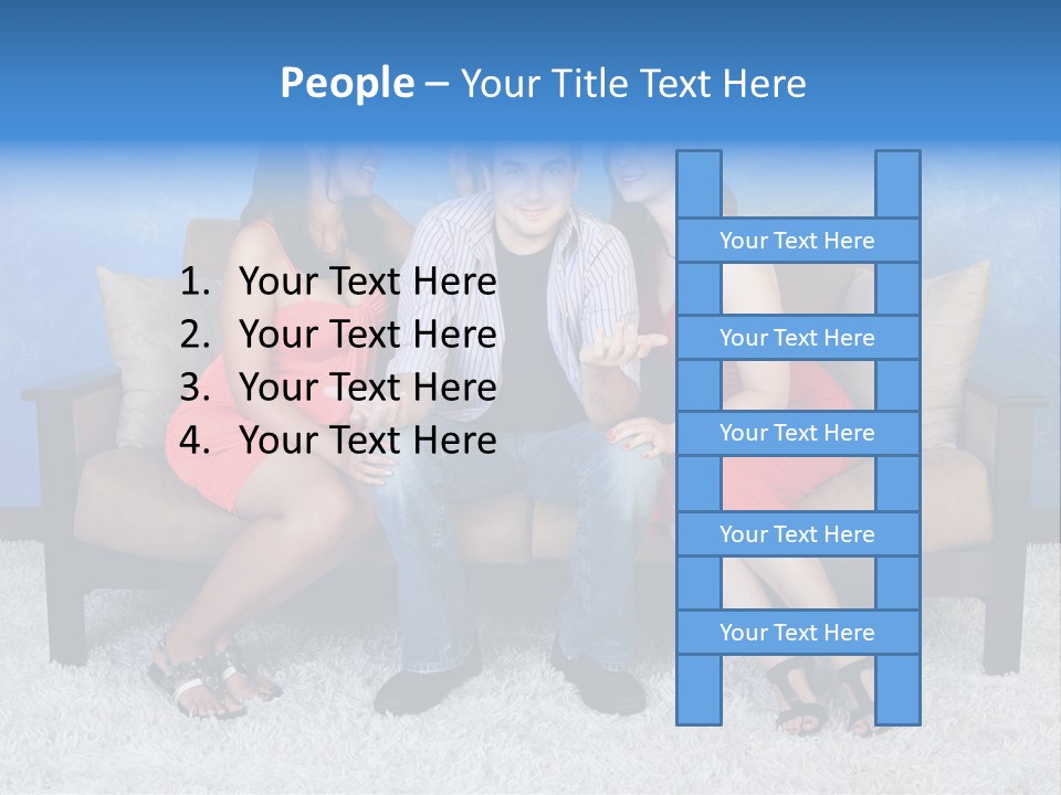 Handsome Three Fun PowerPoint Template