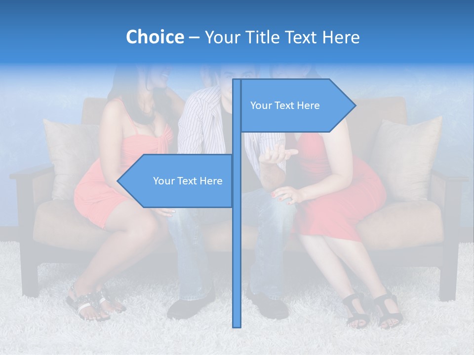 Handsome Three Fun PowerPoint Template