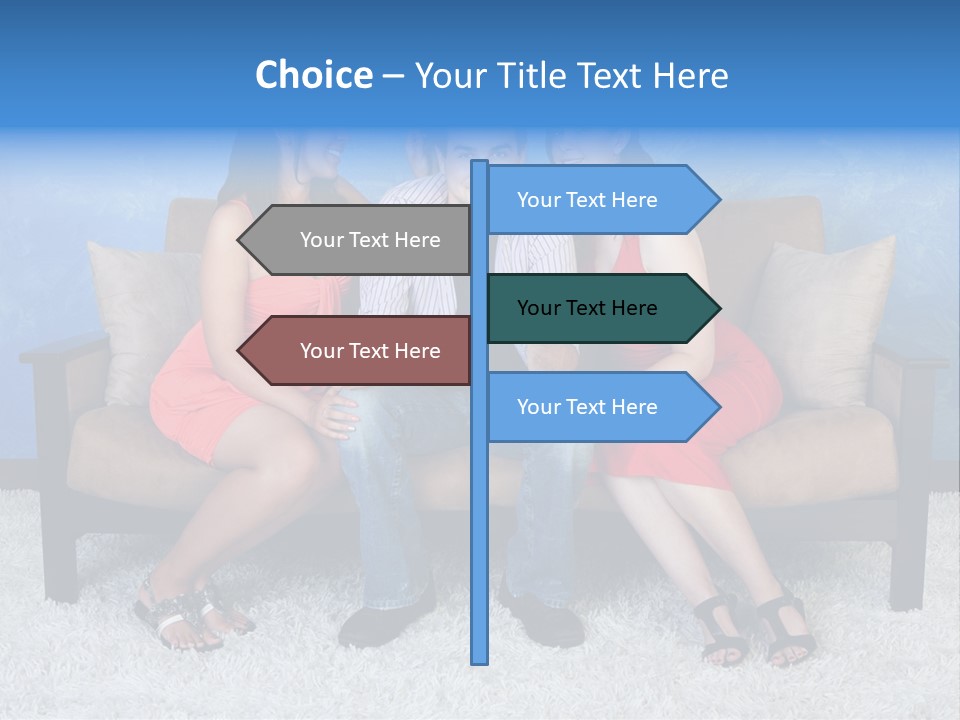 Handsome Three Fun PowerPoint Template