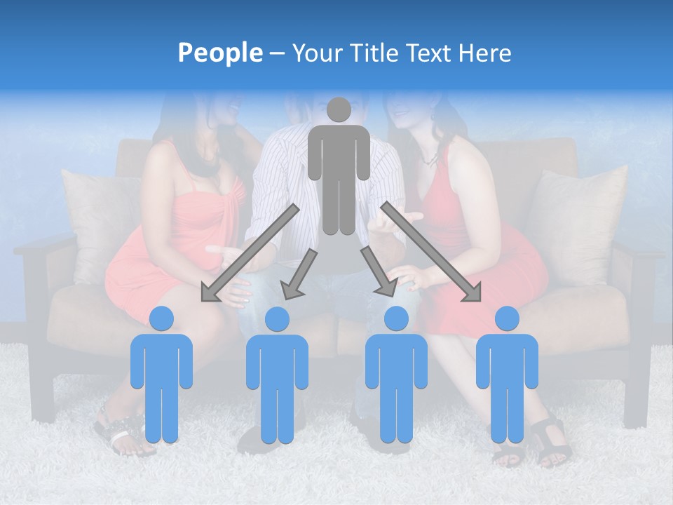 Handsome Three Fun PowerPoint Template