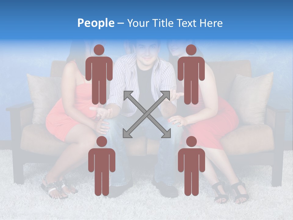 Handsome Three Fun PowerPoint Template