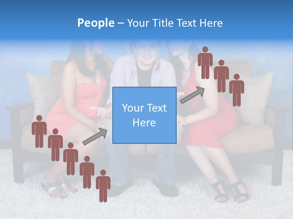 Handsome Three Fun PowerPoint Template