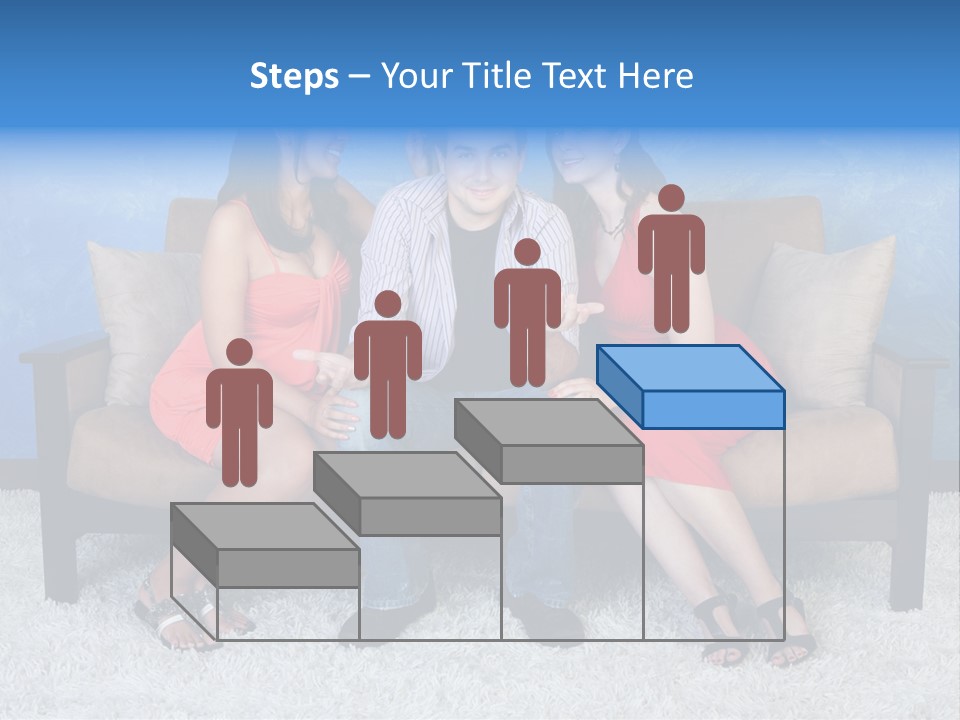 Handsome Three Fun PowerPoint Template