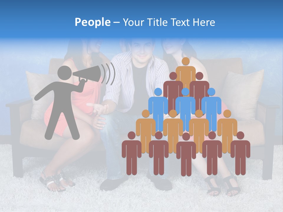 Handsome Three Fun PowerPoint Template