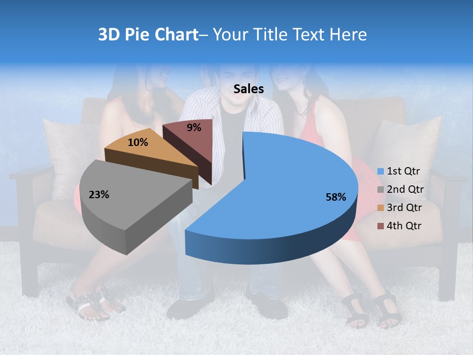 Handsome Three Fun PowerPoint Template